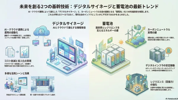 蓄電池の重要性：2050年カーボンニュートラルとデジタル社会を支える中核技術（2026年版）