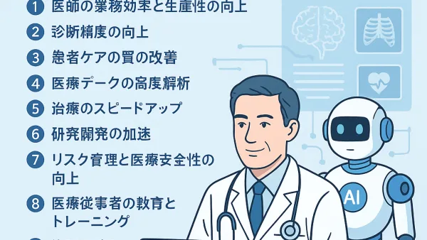 医療分野でのコグニティブAIのメリット：10の強力な理由