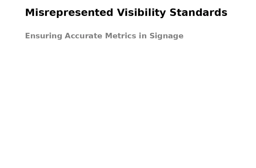 visibility standards signage
