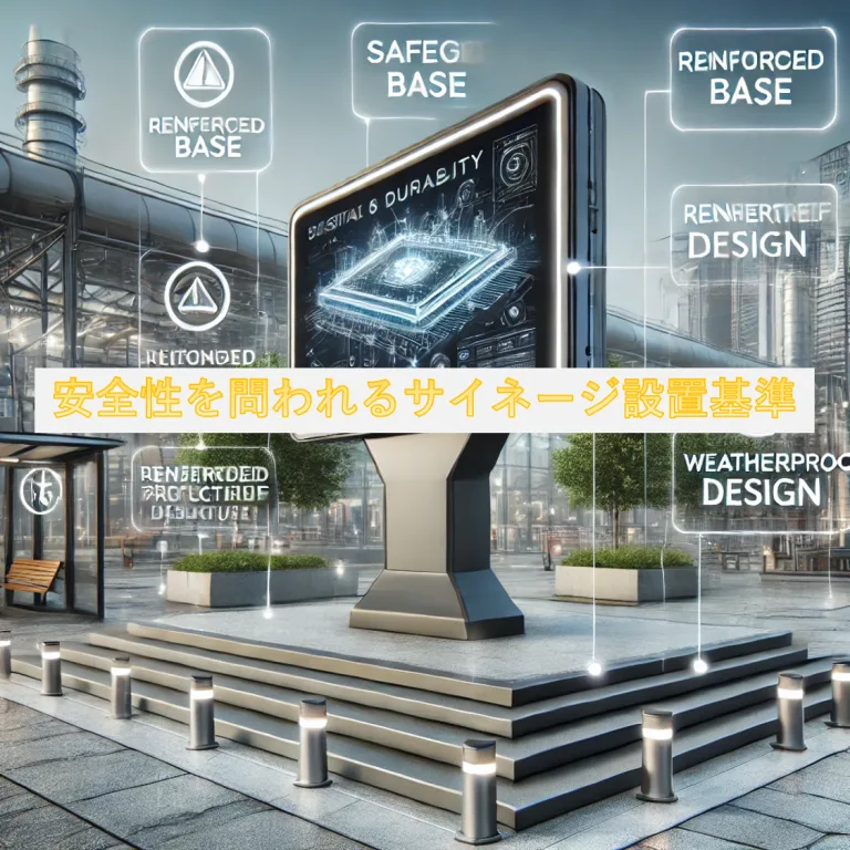 【プロ監修】デジタルサイネージ設置の安全ガイドライン|法令・耐震基準を完全網羅 4 図4