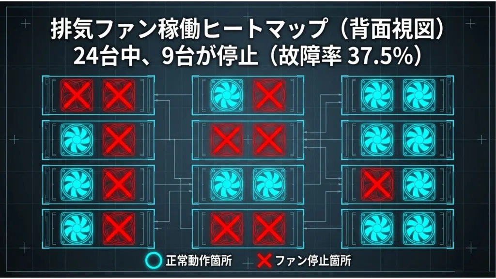 巨大LEDビジョンの故障から学ぶ:電源と冷却が支える「表示の裏側」 8 10