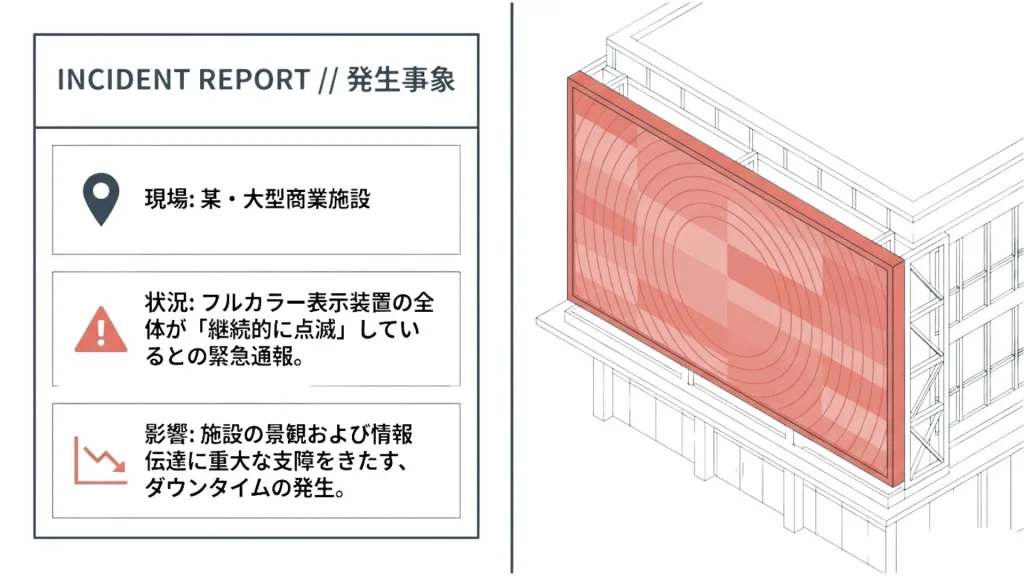 大型映像装置における光伝送系不具合の発生および復旧プロセス 2 2 1