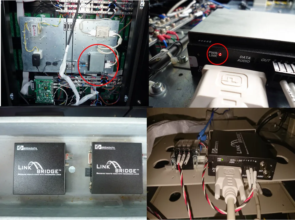 大型映像装置における光伝送系不具合の発生および復旧プロセス 1 図1