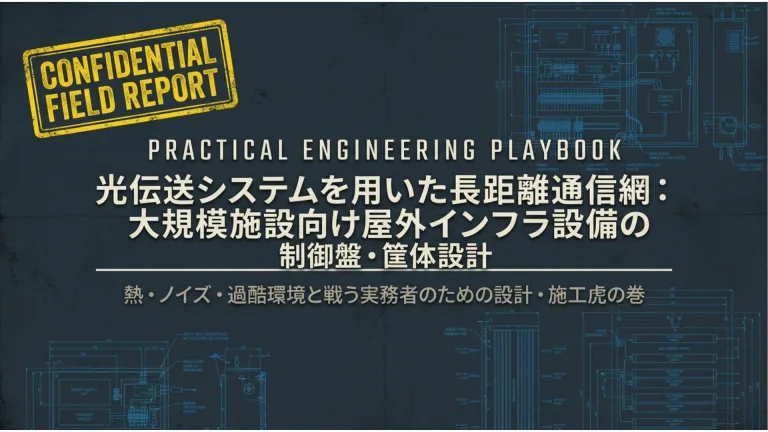 光伝送システムを用いた長距離通信網:大規模施設向け屋外LEDビジョンの制御盤・配線設計 2 1 4